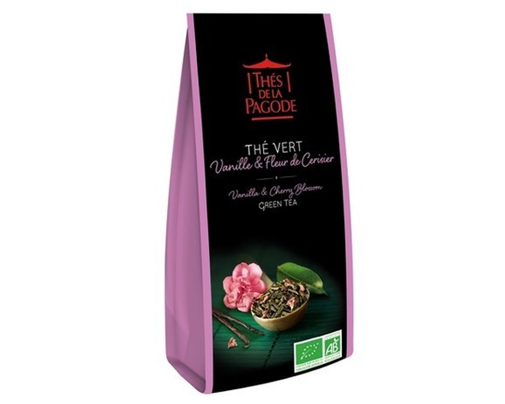 Sencha Green Tea Vanilla Cherry Blossom Bio 100 G