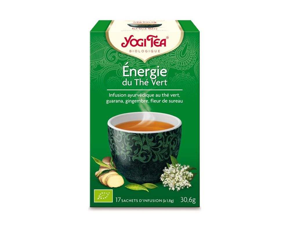 Green Tea Energy Ayurvedic Infusion Bio 17 Sachets
