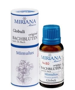 Mimule - Mimulus 20 Fleur de Bach SANS ALCOOL, 20 g