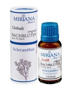 Scléranthe - scleranthus 28 Fleur de Bach SANS ALCOOL, 20 g