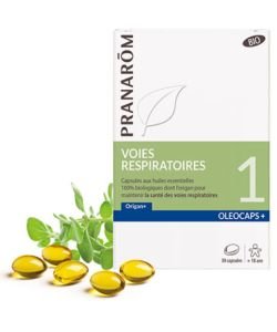 Oleocaps 1 Voies respiratoires - Emballage Abîmé BIO, 30 capsules