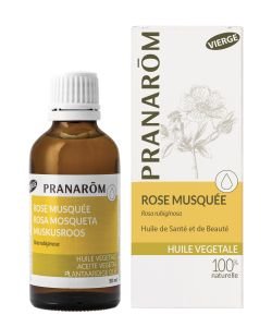 Huile de rose musquée du Chili vierge, 50&nbsp;ml