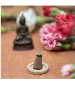 Cônes d'encens indien Santal, 12&nbsp;cônes