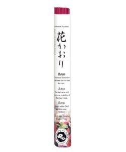 Japanese incense (short scroll): Rose, 35 sticks