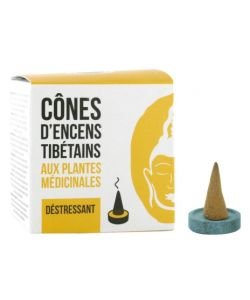 Cônes d'encens Tibétain - Déstressant, 15 cônes