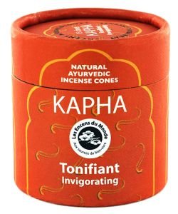 Kapha - Tonifiant - Cônes d'encens Ayurvédiques naturels, 15 cônes