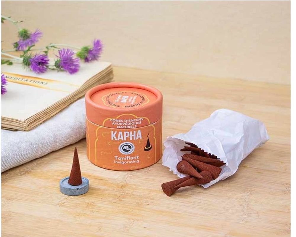 Kapha 15 cones of incense natural Ayurvedic (Incense of the World)