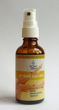 Huile de massage: Jambes lourdes BIO, 50 ml