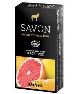 Savon au lait d'ânesse - Agrumes BIO, 100 g