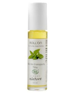 Roll'on Tête et Transports BIO, 10&nbsp;ml
