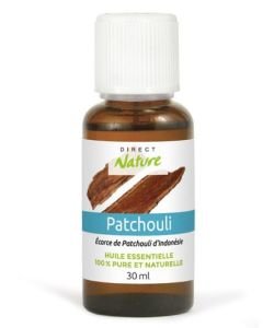 Patchouli (Pogostemon cablin) - Huile essentielle pure naturelle, 30 ml