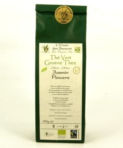 Green tea "Jasmine Flowers" BIO, 100 g
