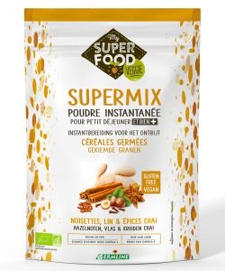SuperMix - Poudre petit-déjeuner - Noisette, Lin & Epices Chai BIO, 350 g