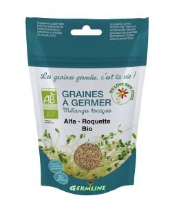 Graines à germer - Alfalfa - Roquette - DLUO 07/24 BIO, 150 g