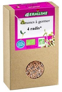 Seeds germinate - 4 Radish BIO, 150 g