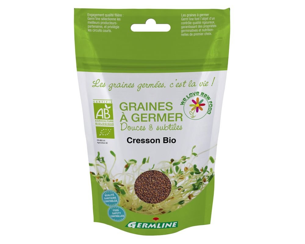 Graines à germer - Cresson - 100g - bio - Germline