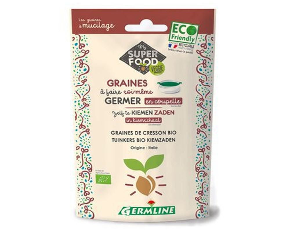 Graines à germer - Cresson - 100g - bio - Germline