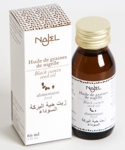 Huile alimentaire de graines de Nigelle, 60 ml