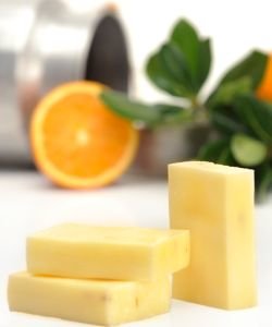 Savon au lait de chèvre - Beurre de karité - Orange douce, 100 g