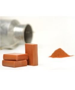 Savon au lait de chèvre - Amande douce - Argile rouge BIO, 100 g