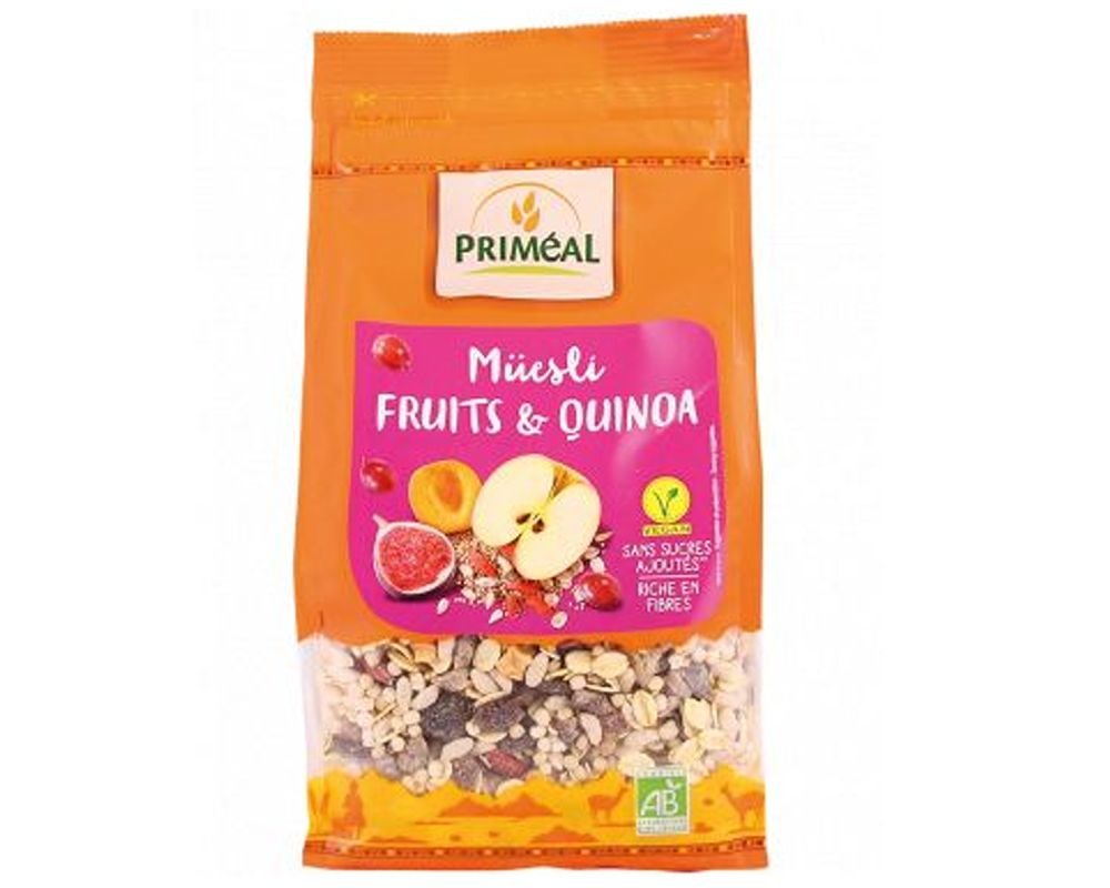 Muesli quinoa & fruits 350g bio Priméal