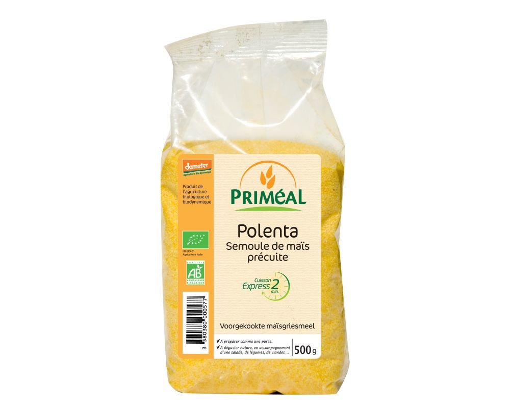 Polenta (semoule de maïs précuite) 500g bio Priméal