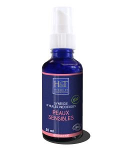 Synergie d'huiles précieuses  - Peaux Sensibles BIO, 50 ml