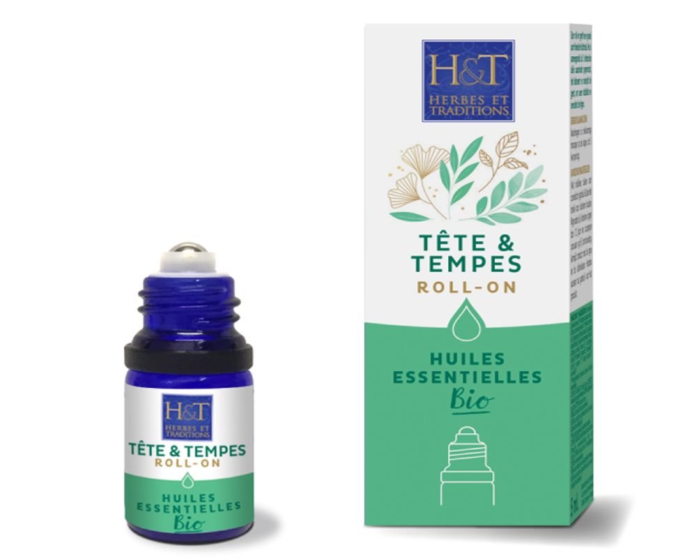 RollOn Tête et Tempes 5ml Bio Herbes et Traditions