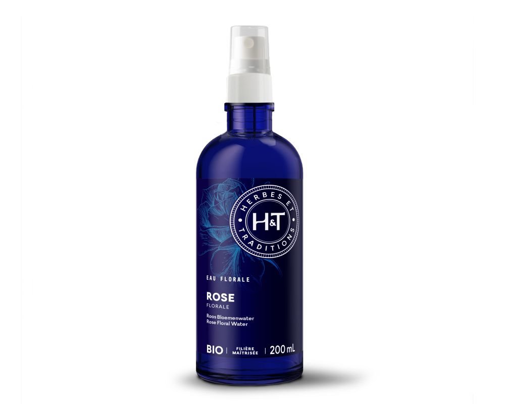 Herbes Et Traditions Bio Herbes Et Traditions Eau Florale Rose Bio - 200ml,  Apaisante Et équilibrante Pour La Peau Soin Peaux Sensibles Rougeurs