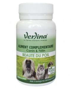 Beauté du poil - Aliment complémentaire Chiens & Chats - DLU 08/2020, 60 comprimés