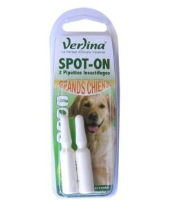 Pipettes insectifuges SPOT-ON - Grands chiens, pièce