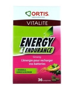 Energy & Endurance - Shelf life 11/2019, 36 tablets