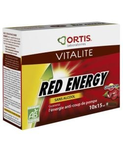 Red Energy without alcohol BIO, 10 flasks