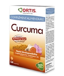 Curcuma - DLUO 10/19, 54 comprimés