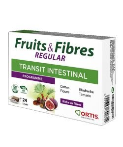 Fruits & Fibres - Transit facile - DLUO 07/24, 24 cubes