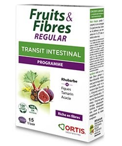 Fruits & Fibres regular - Transit intestinal , 30 comprimés