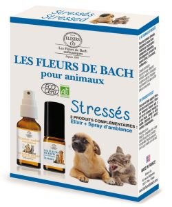 Duo fleurs de Bach - Animaux STRESSÉS BIO, pièce