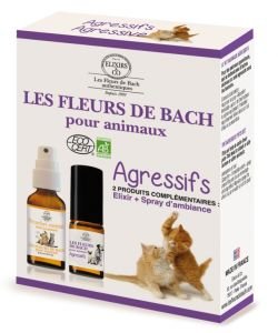 Duo fleurs de Bach - Animaux AGRESSIFS BIO, pièce