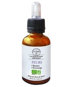 Elixir Peurs BIO, 30 ml