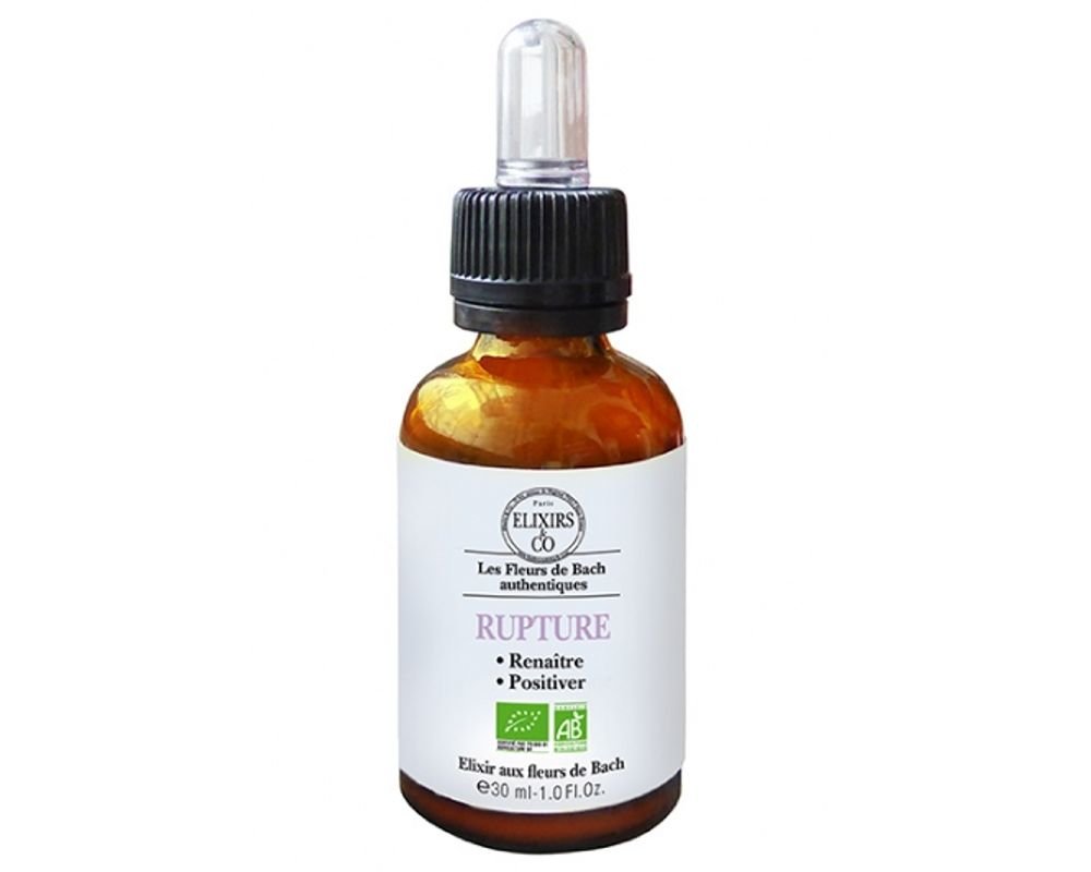 Elixir Rupture - Organic Bach Flowers - Elixirs & Co - 30 ml