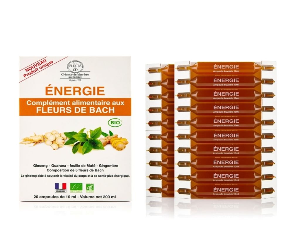 Energie Plantes et fleurs de Bach Elixirs & Co Ampoules