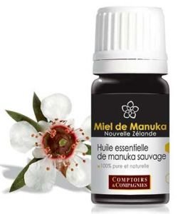 Huile essentielle de Manuka sauvage (Leptospermum scoparium)