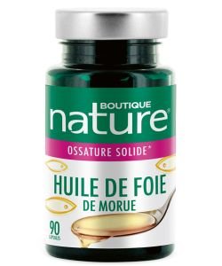 Huile de foie de Morue, 90 capsules