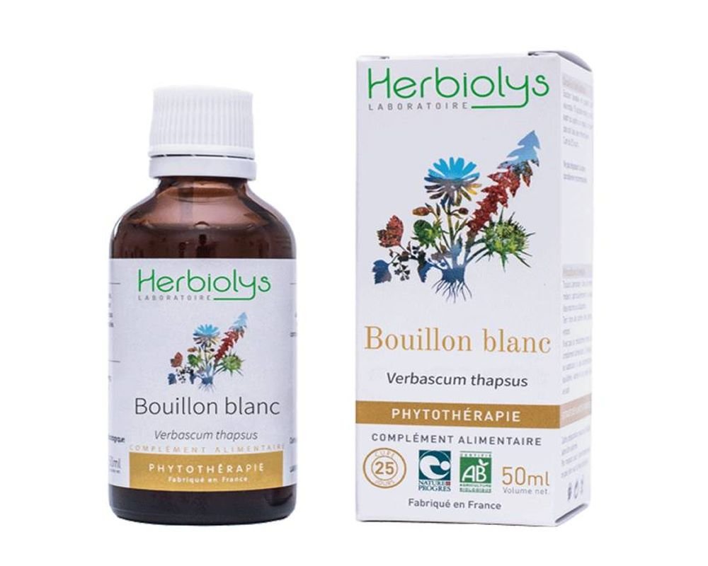 Bouillon Blanc Teinture Mère Bio Herbiolys 50ml