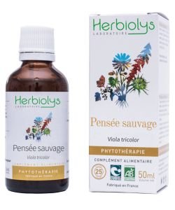 Pensée sauvage (Viola tricolor) - Macérat de plantes fraîches BIO, 50 ml