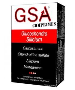 GSA comprimés - Glucochondro Silicium - emballage abîmé, 30 comprimés