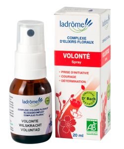 Volonté - Complexe d'élixirs floraux - DLUO 01/27 BIO, 20&nbsp;ml
