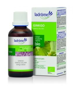 Ginkgo - extrait de plante fraîche BIO, 50 ml