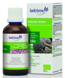 Radis noir - extrait de plante fraîche BIO, 50 ml