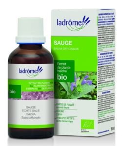 Sauge - extrait de plante fraîche BIO, 50 ml